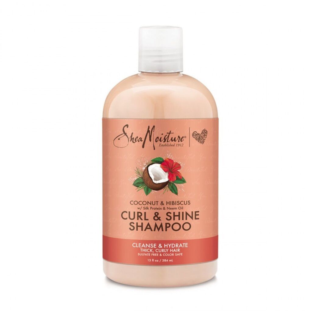 Shea Moisture Coconut And Hibiscus Curl And Shine Shampoo 384ml Only Professional Products 2770